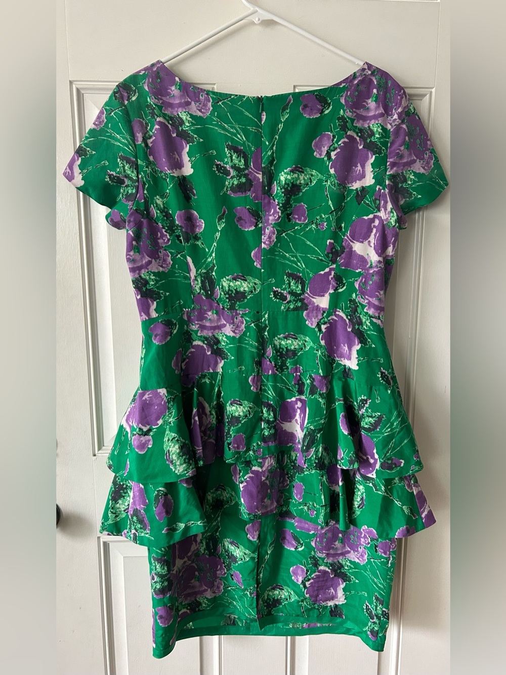 PATRICIA FIELD SILK BLEND RUFFLE DRESS - Picture 4 of 8